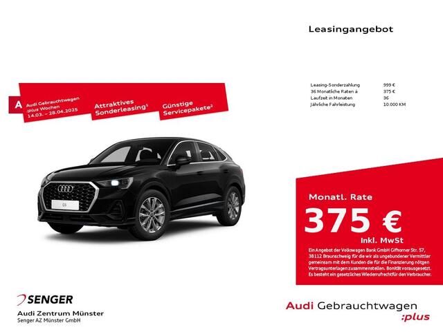 Audi Q3 Sportback 35 TDI S tronic MMI LED Kamera