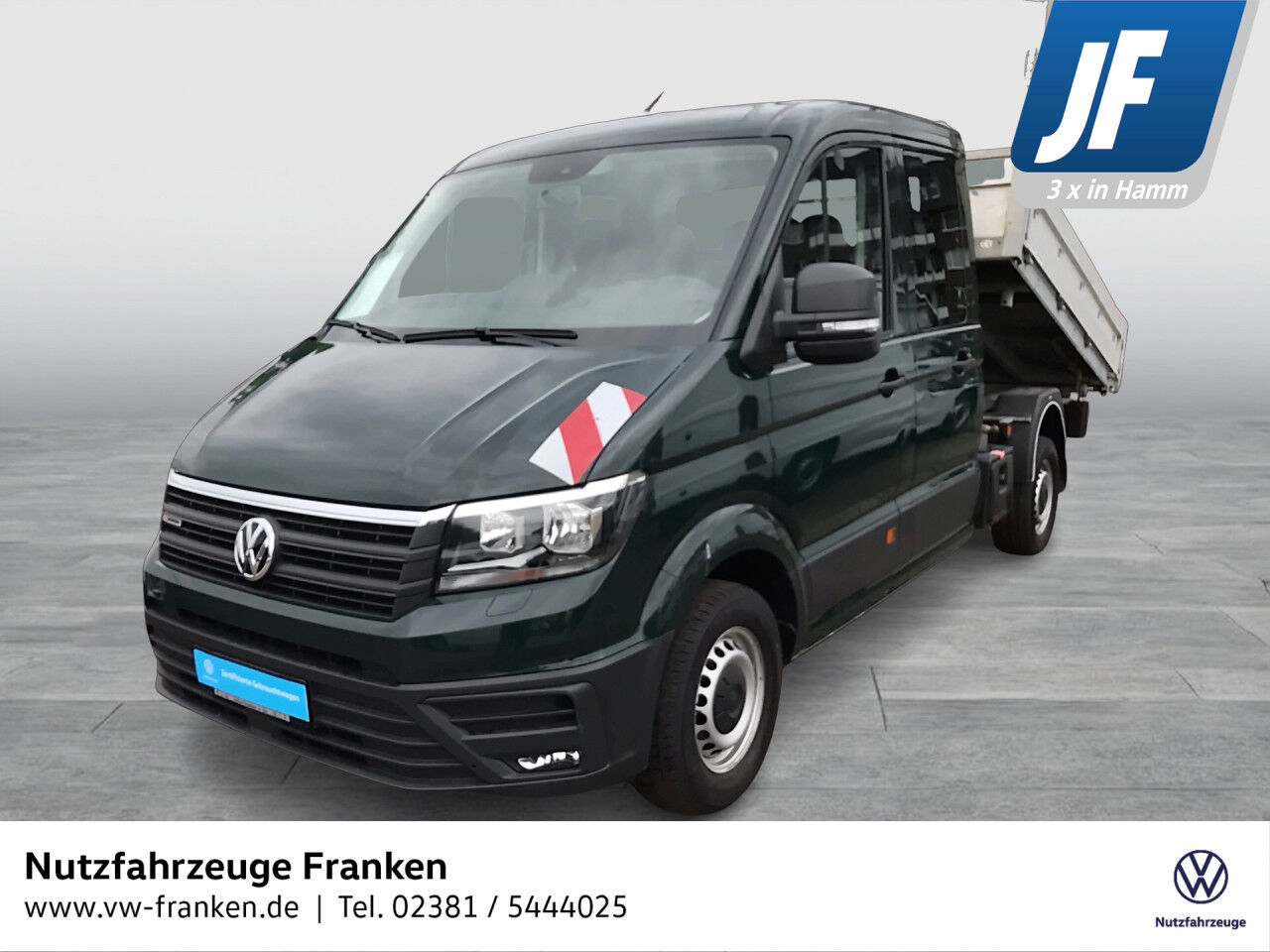 VW Crafter Doppelkabine Dreiseitenkipper MR 4M AHK