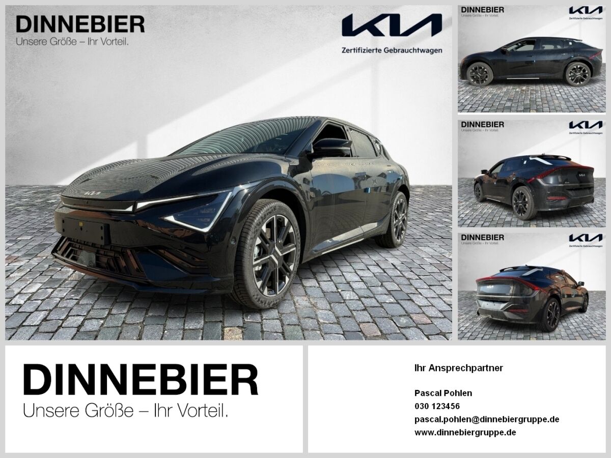 Kia EV6 GT-Line 84kWh RWD Glasdach+LED+360°Kamera