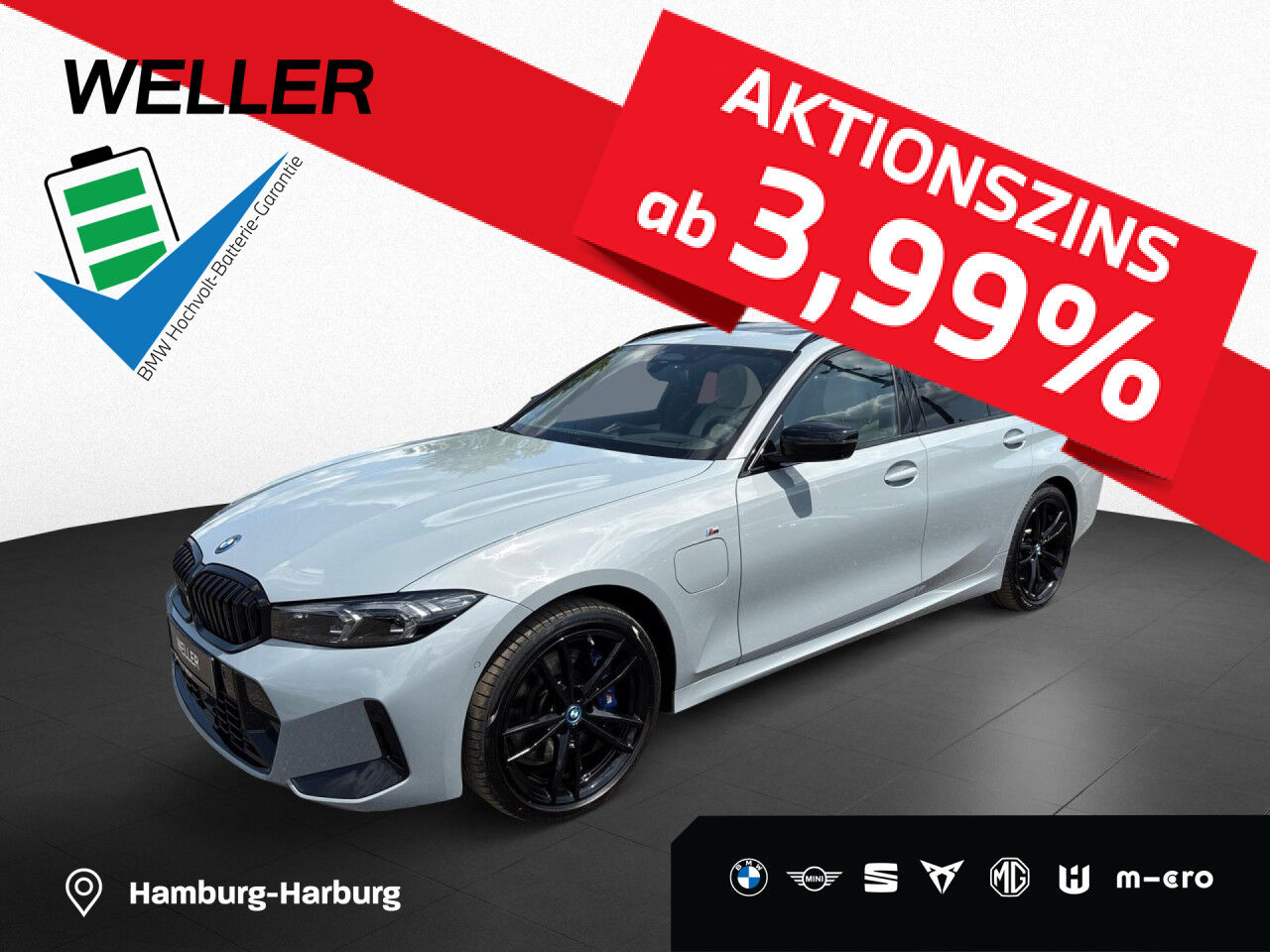 BMW 330e xDr T M SPORT PRO Pano,AHK,360°,St+Go,H/K