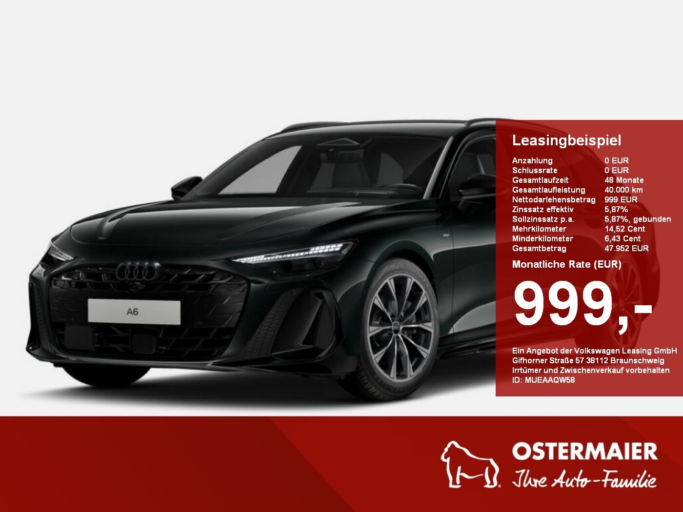Audi A6 Avant e-hybrid quattro 220kW S tronic, PDC,KA