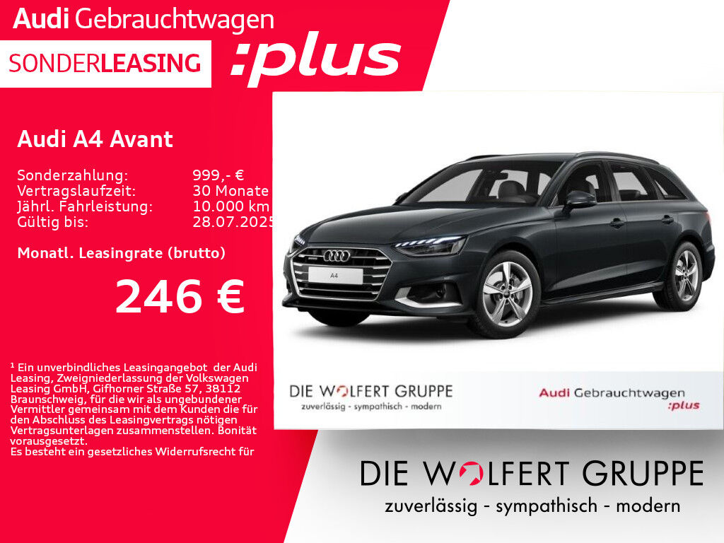 Audi A4 Avant advanced 40 TFSI quattro S tronic ACC