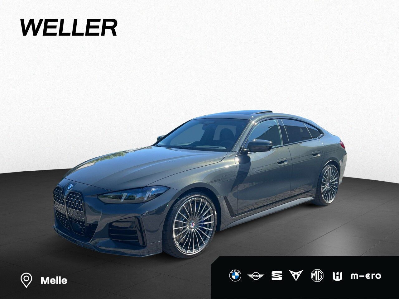 ALPINA D4 S Gran Coupé Allrad AHK Standheizung Navi LED