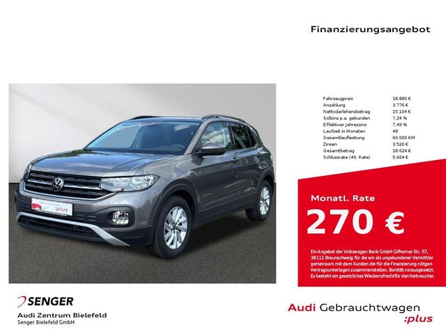 VW T-Cross Life 1.0 TSI CarPlay PDC Sitzheizung
