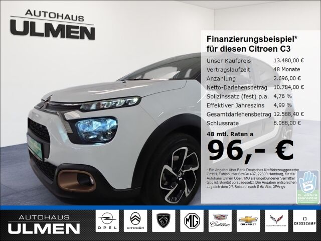 Citroen C3 1.2 PureTech Radio+Bluetooth LED-Scheinwerfer