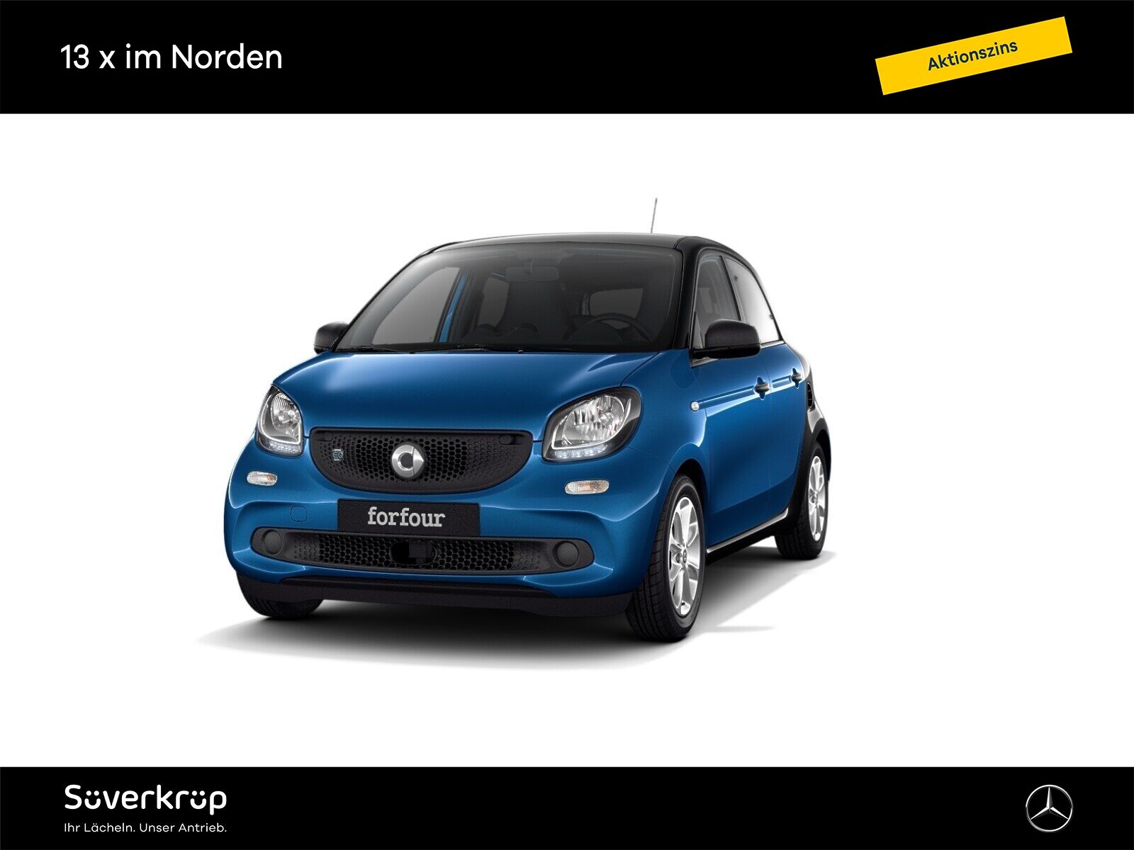 Smart forfour electric drive passion PANO COOL&MEDIA