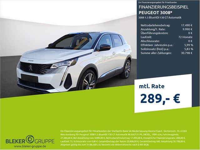 Peugeot 3008 1.5 BlueHDi 130 GT Automatik