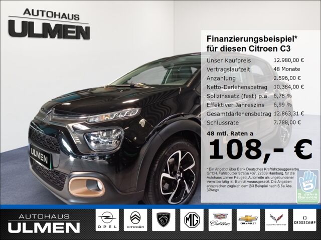Citroen C3 C-Series PureTech 82 83 EU6d Klimaautomatik A