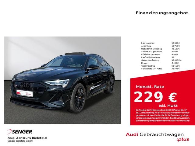 Audi e-tron 55 Sportback S line quattro Matrix Pano.