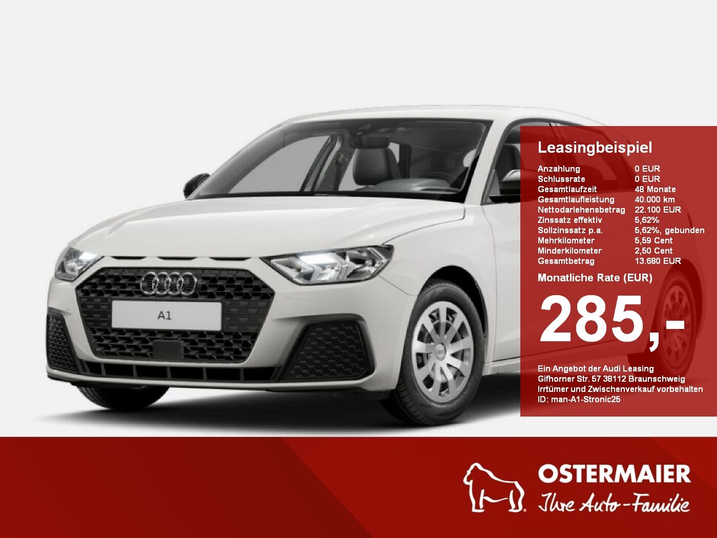 Audi A1 Sportback 25 TFSI 70(95) kW(PS) S tronic