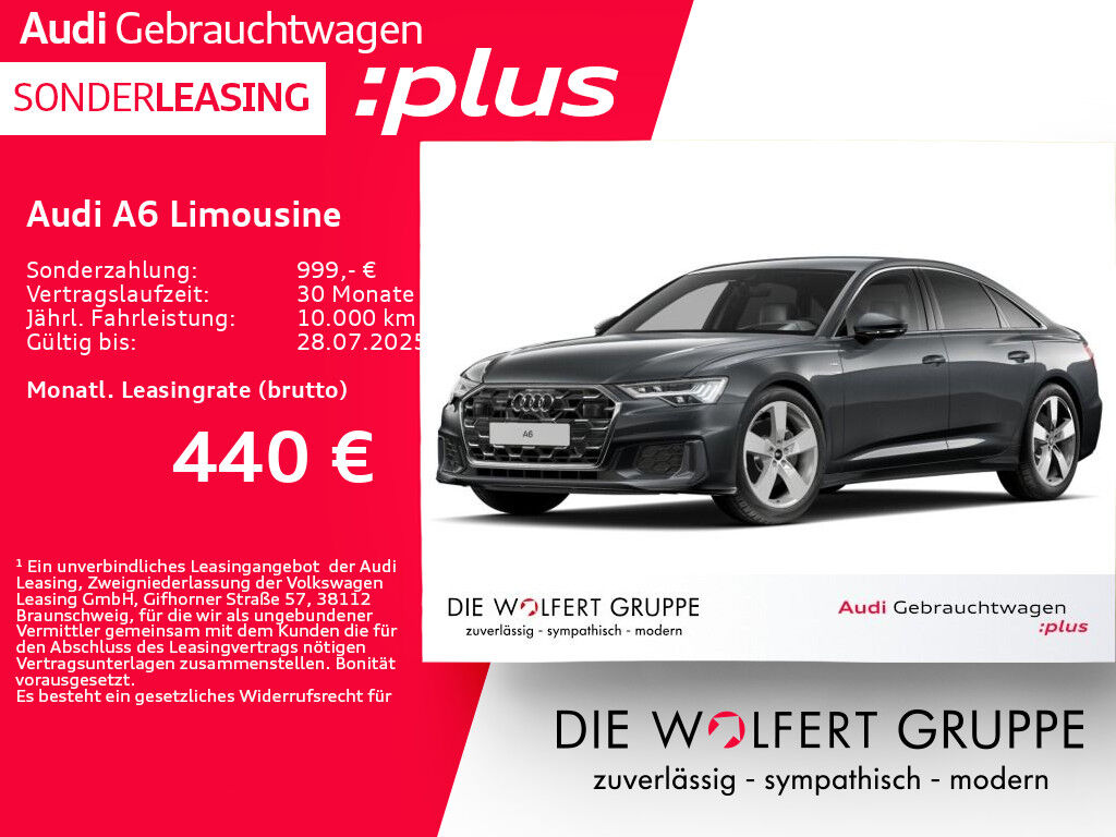 Audi A6 Limousine S line 50 TDI quattro SITZBELÜFTUNG