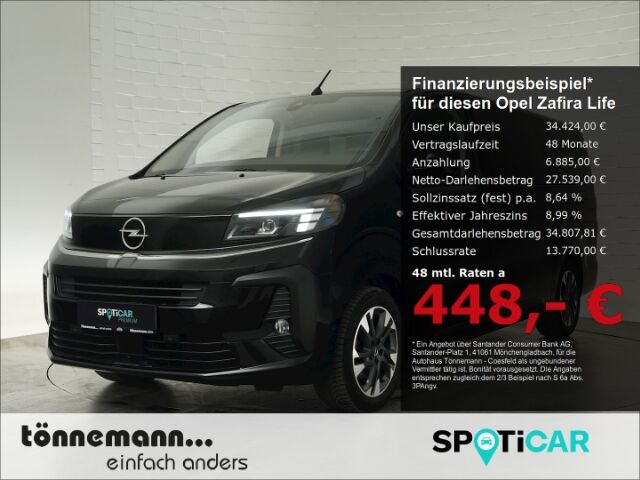 Opel Zafira Life FACELIFT EDITION XL CDTI AT 9-SITZER