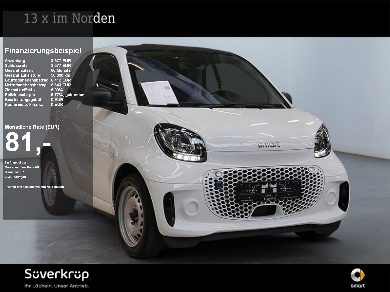 Smart EQ fortwo 22KW SHZ