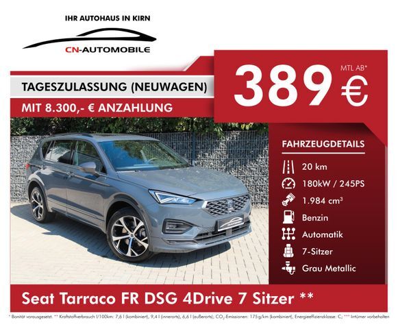 Seat Tarraco FR DSG 4Drive AHK #RATE ab 389,-¤/Monat