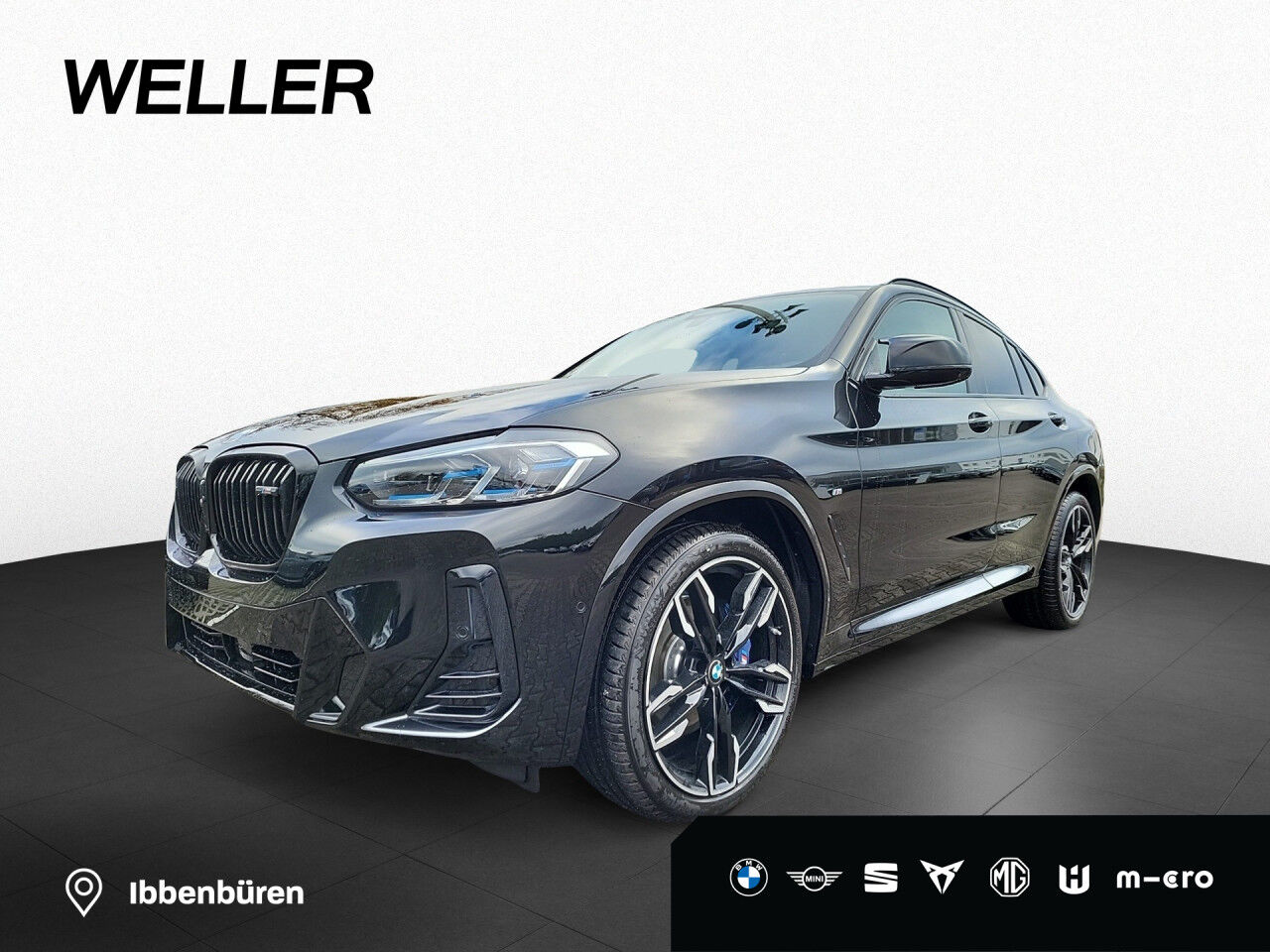 BMW X4 M40d M Sport 360° Pano HUD H/K AHK DAB 3-Zonen
