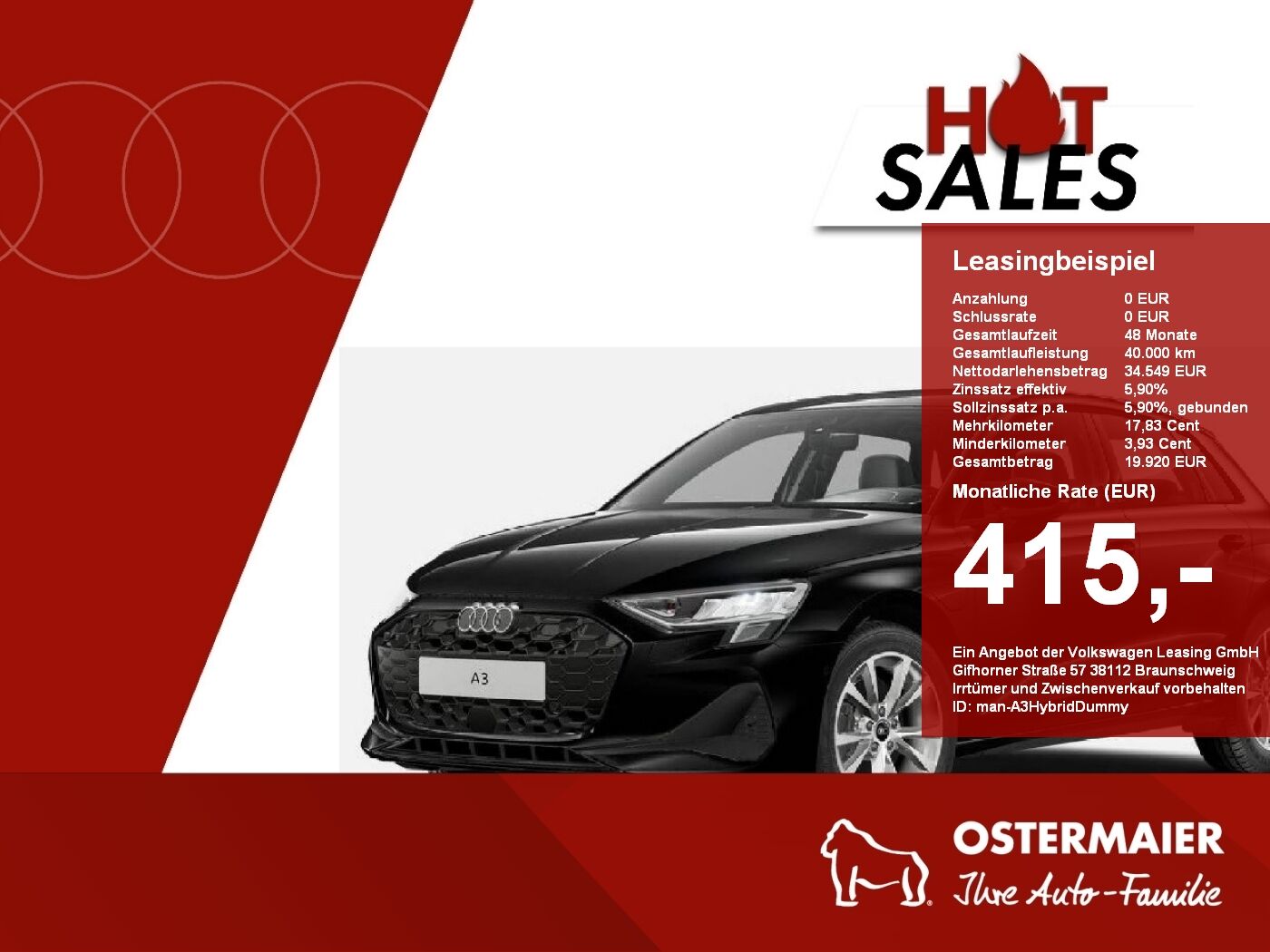 Audi A3 Sportback 40 TFSI e 150(204) S tronic Facelif