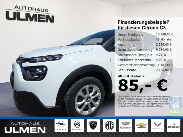 Citroen C3 Feel 1.2 PureTech LED-Scheinwerfer Allwetter