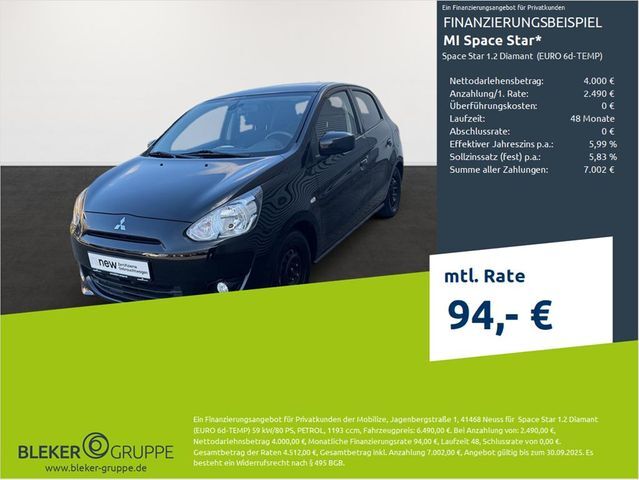 Mitsubishi Space Star 1.2 Diamant (EURO 6d-TEMP)