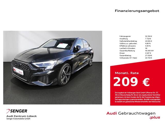 Audi A3 Sportback 35 TFSI S line Navi LED PDC Sitzh.