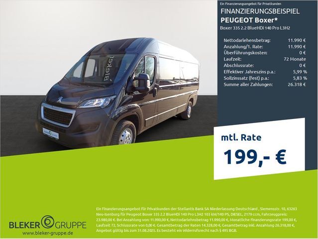 Peugeot Boxer 335 2.2 BlueHDi 140 Pro L3H2