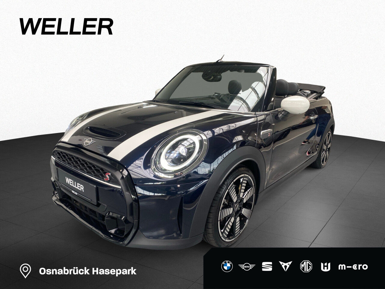 MINI Cooper S Cabrio Navi,HUD,ACC,KAM,Leder,Shzg,18"