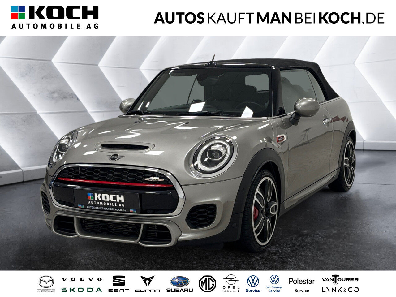 MINI Cabrio John Cooper Works SHZ NAVI KAMERA HUD Leder