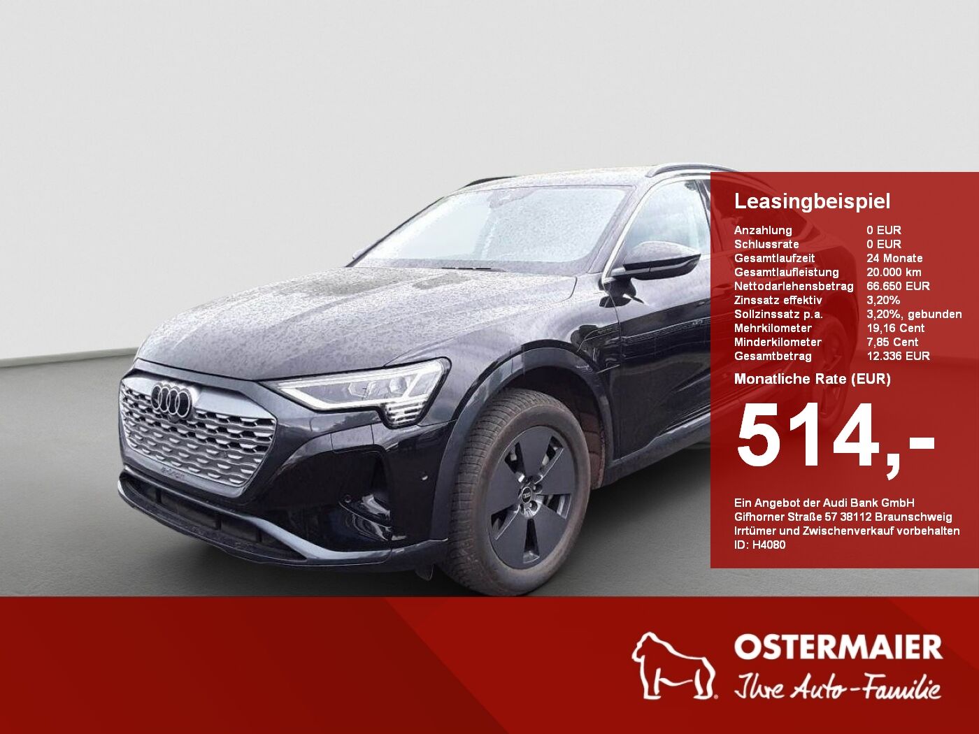 Audi Q8 e-tron Sportback ADVANCED 55 NP:121tEUR! PANO