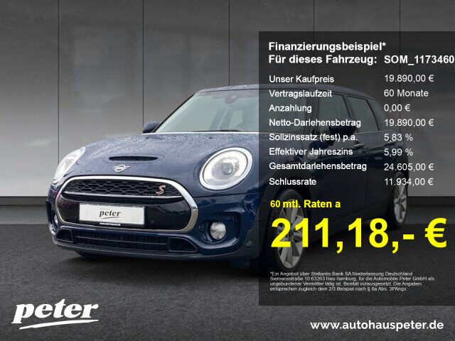 MINI Clubman Cooper S Klima+ SHZ+ Navi