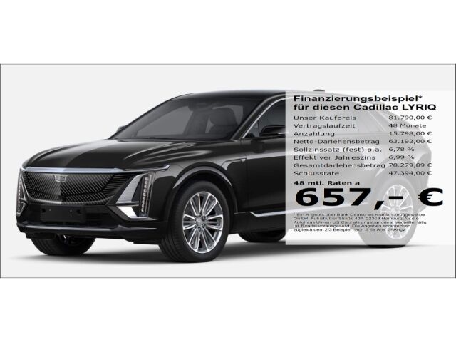 Cadillac LYRIQ Luxury AWD MJ24 AHK Black/Black