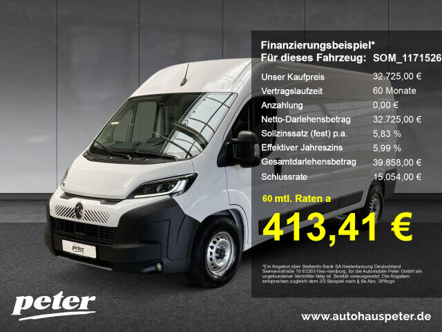 CITROEN Jumper BHDi L3H2 3,5t AT +Klima+Navi+LED+Kamera
