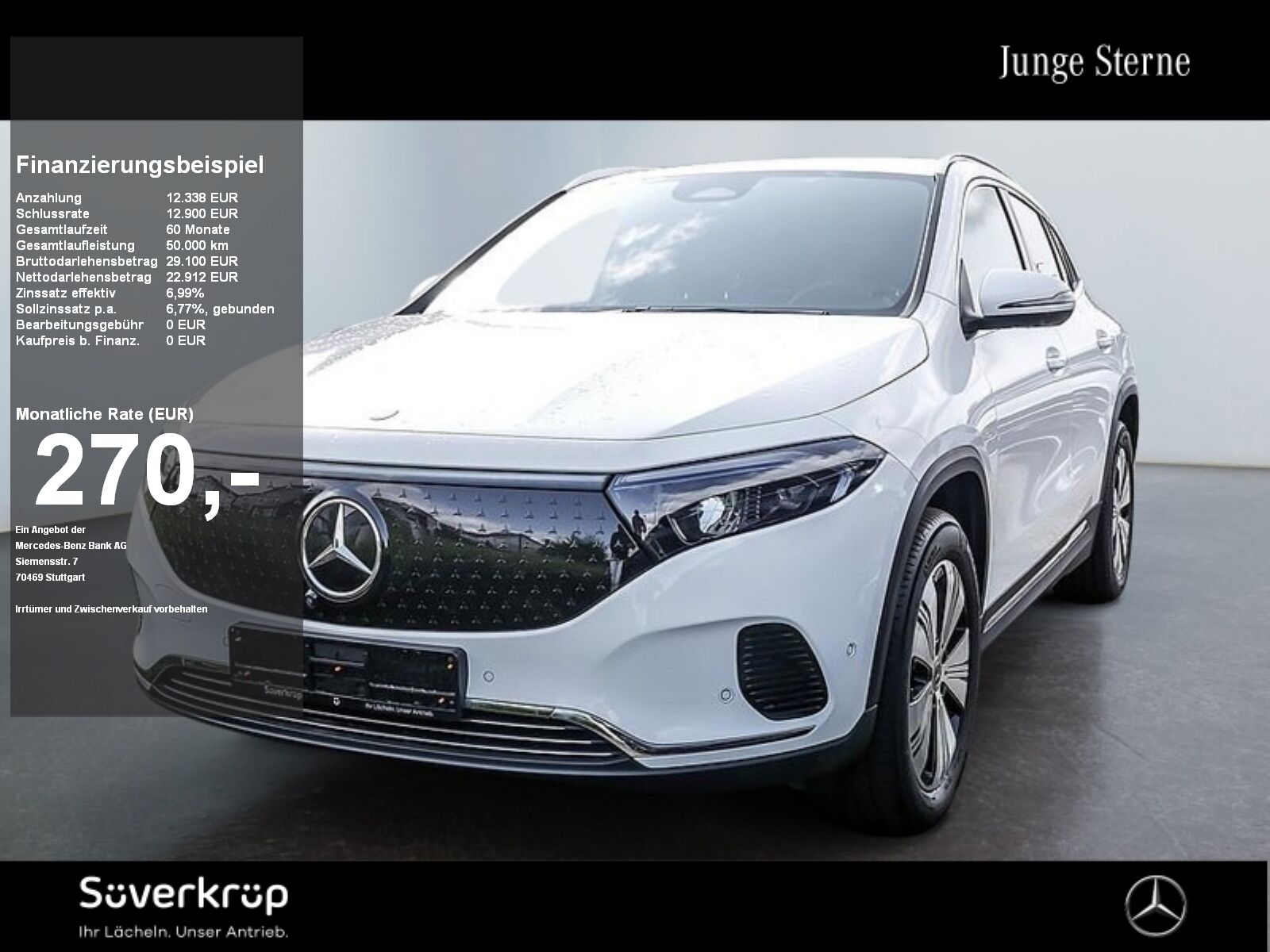 Mercedes-Benz EQA 250 , PROGRESSIVE SPUR 360 PDC SHZ