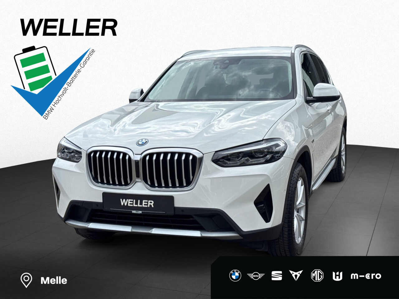 BMW X3 xDrive30e HdUp SpoSi LC+ LED DA SH AG PA 18"