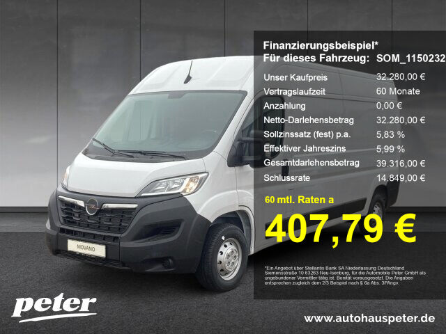 OPEL Movano C 2.2 Diesel 140 (3,5t) L3H2 Edition