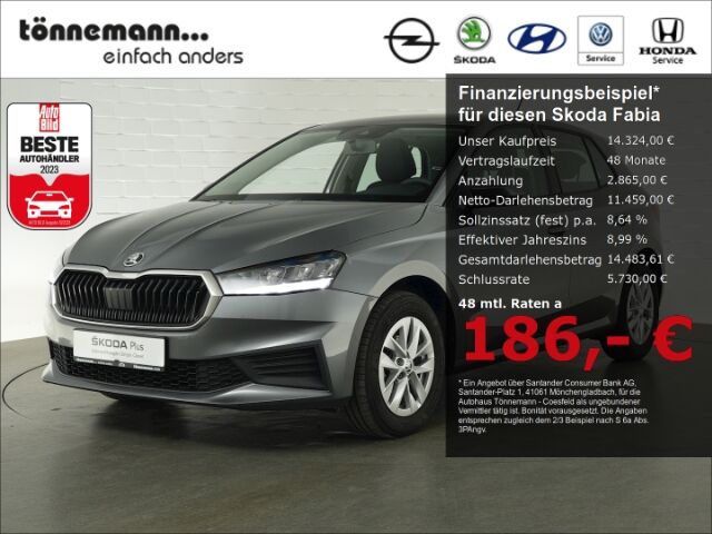 Skoda Fabia ACTIVE TSI+LED+PARKPILOT HI+MULTIFUNKTIONS