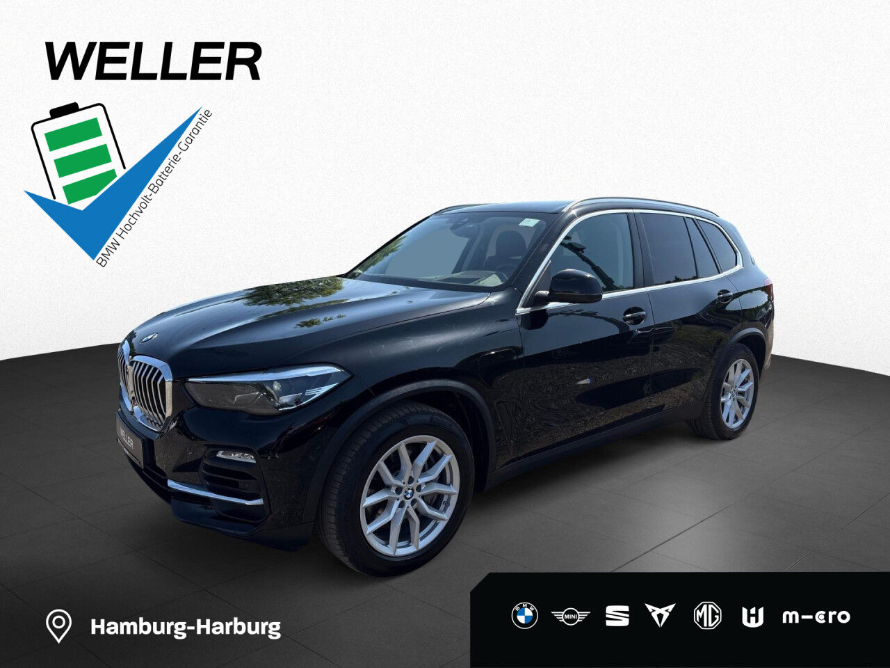 BMW X5 xDr 45e LivePr,AHK,Luftfed,HUD,Kam,H/K,Gestik