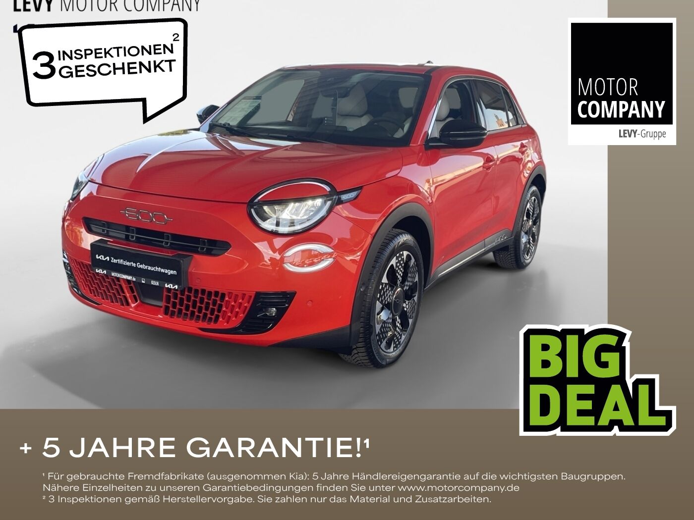 Fiat 600e 54 kWh 156 La Prima +360+Massage+SHZ