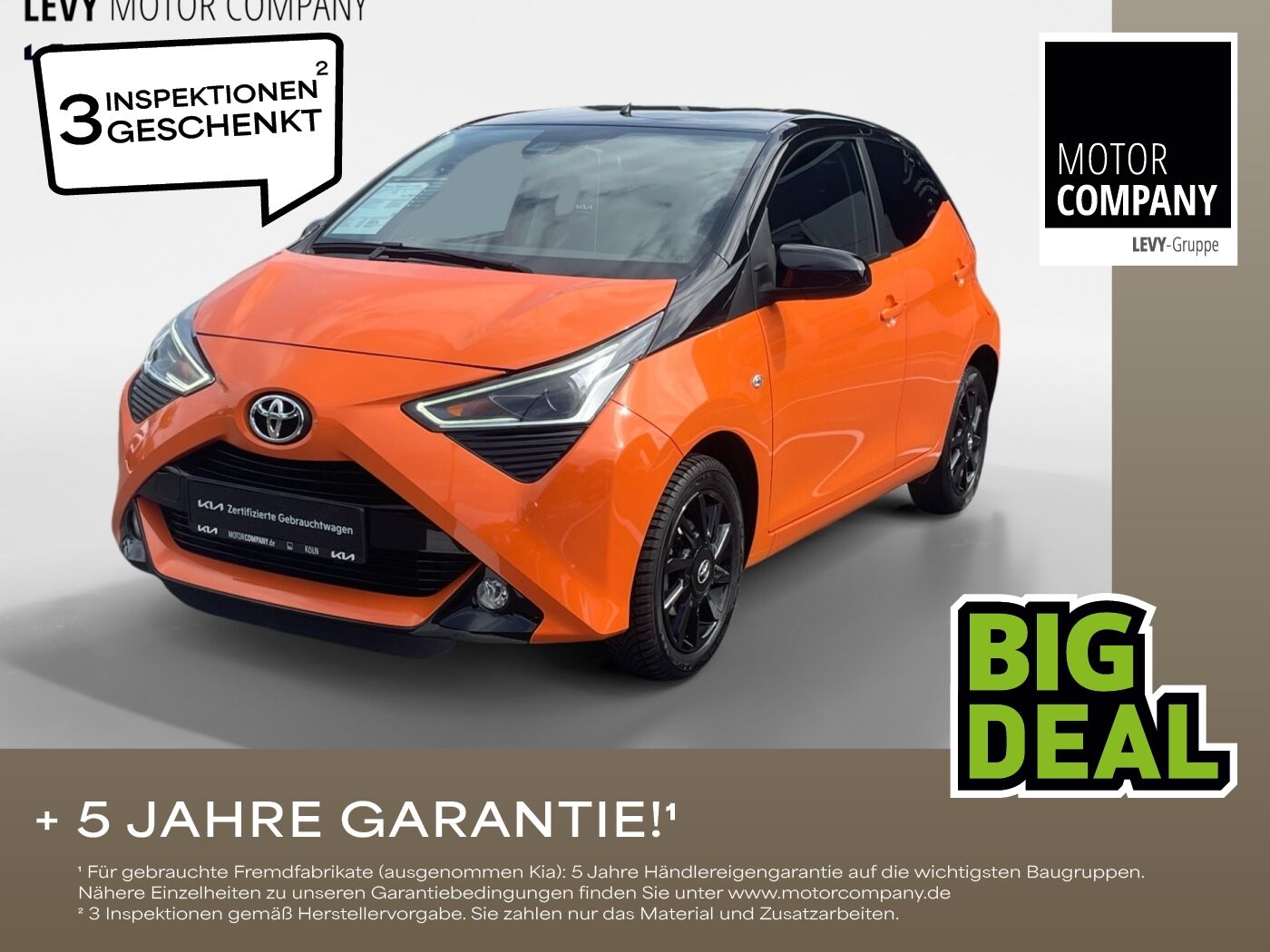 Toyota Aygo Klima+Alu+Service+HU+Garantie+