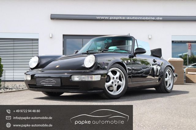 Porsche 964 Carrera 2 Cabrio +SCHALTER+KLIMA+NAVI+DEUTSC