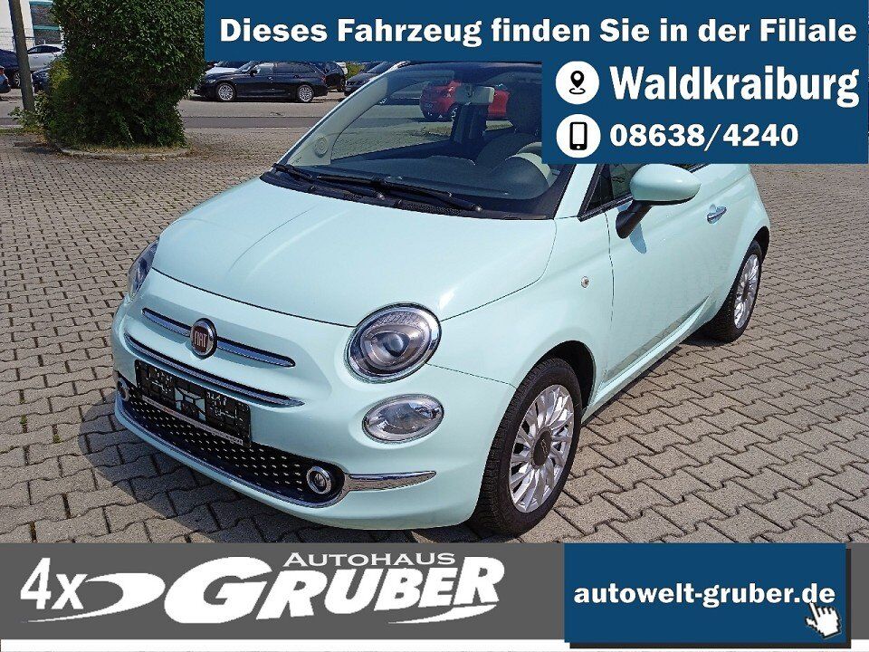 Fiat 500 C TwinAir Mint+Klima+Alu+Tempomat