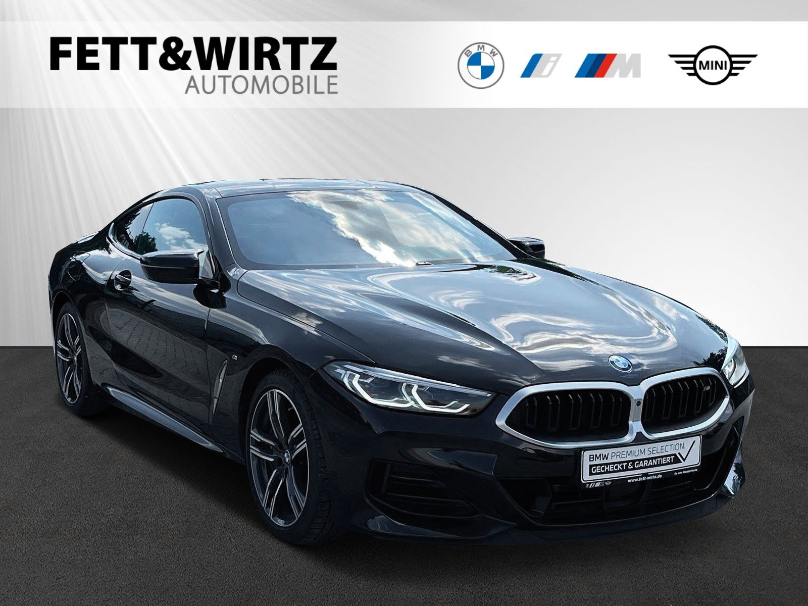 BMW M850i xDrive Coupé Lr. 696,- br. o.Anz. 24Mon/5`Km p.A.