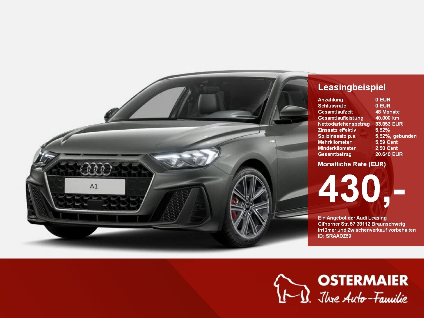 Audi A1 Sportback S line 40 TFSI 152(207) S tronic