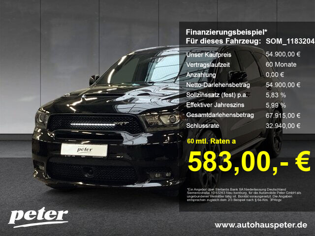 DODGE Durango SRT 6.4L HEMI V8 Nappaleder Rot