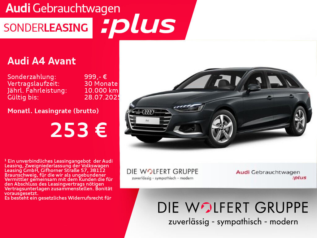 Audi A4 Avant advanced 40 TFSI quattro S tronic ACC