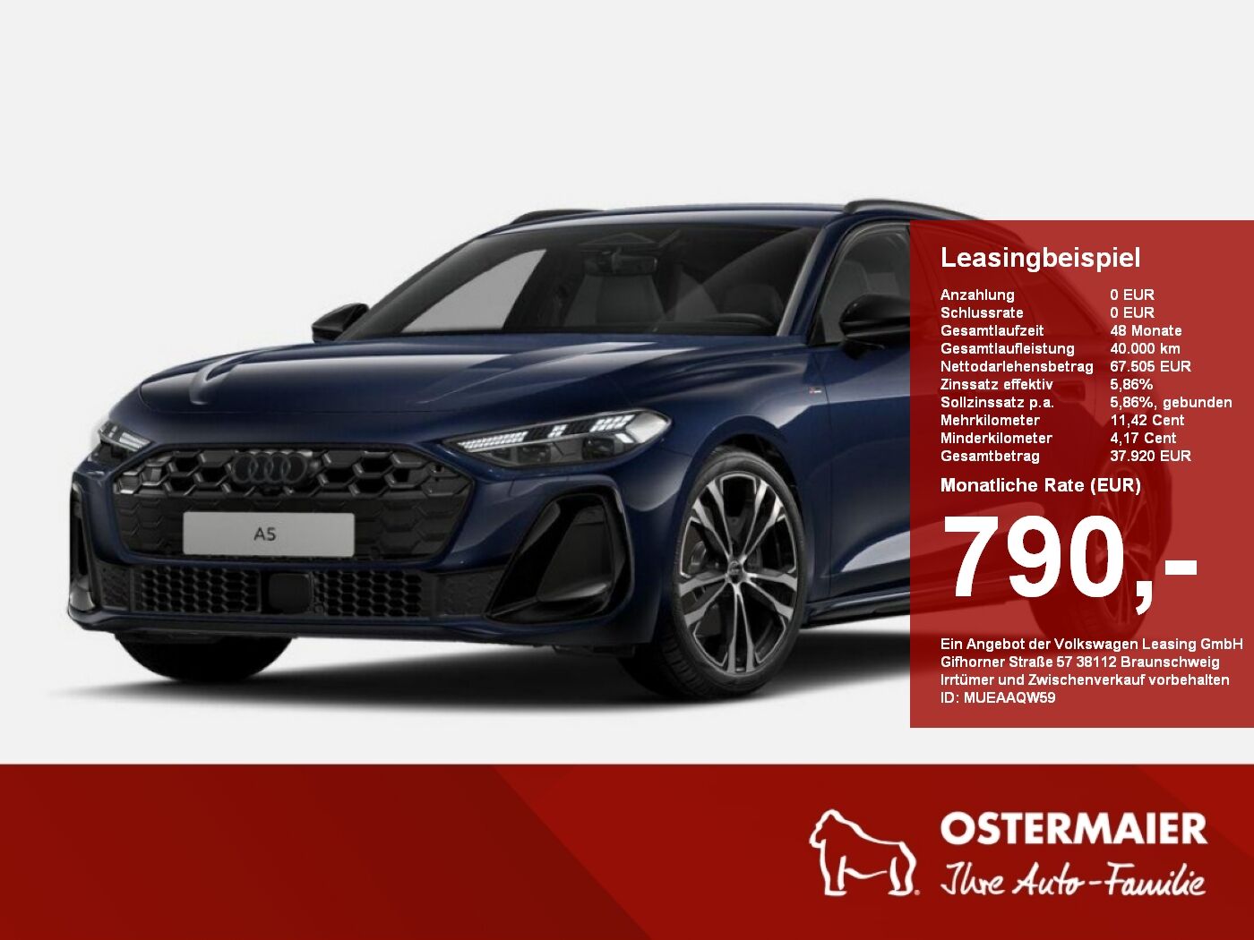 Audi A5 Avant TDI quattro 204 PS S tronic, AHK,KEYLES