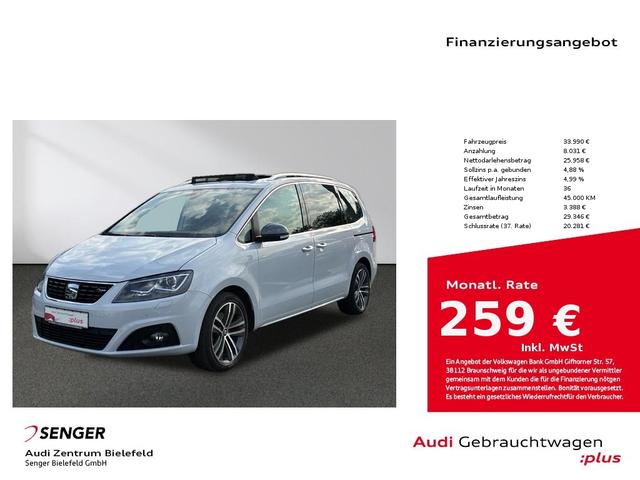 Seat Alhambra XCELLENCE 1.4 TSI Navi Pano AHK FR-Line