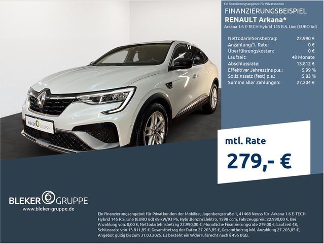 Renault ARKANA 1.6 E-TECH Hybrid 145 R.S. Line (EURO 6d