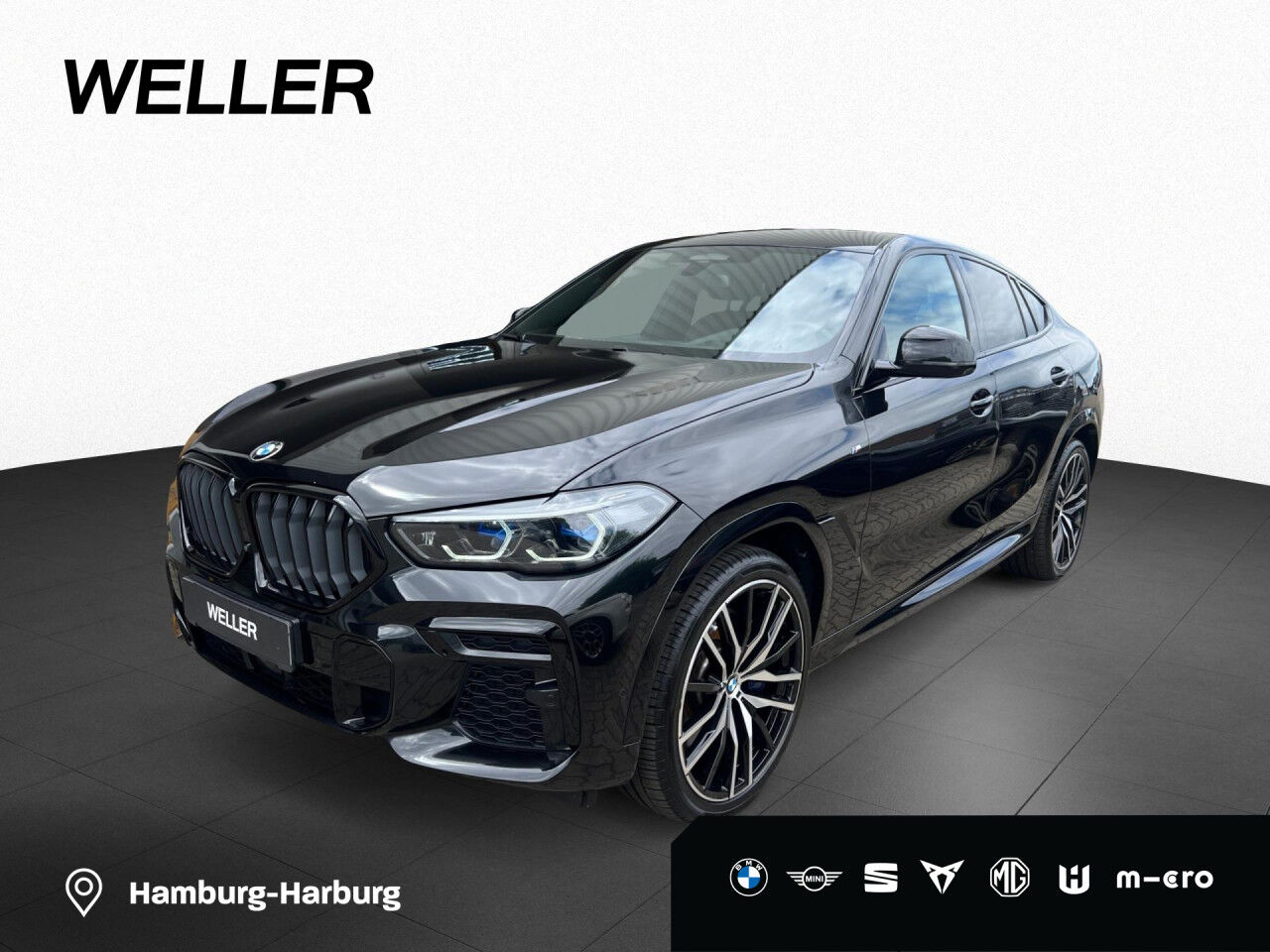 BMW X6 xDr 40dA M SPORT LivePro,Laser,AHK,StHzg,Pano