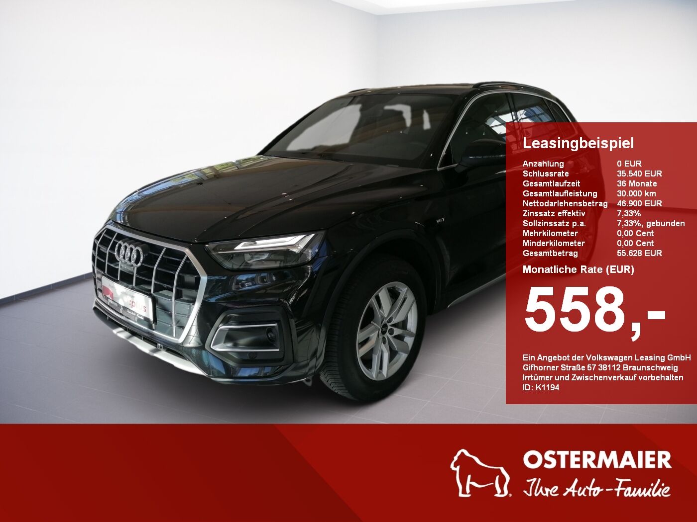 Audi Q5 ADVANCED 50 TDI 286PS QUATTRO ACC.LED.VIRTUAL