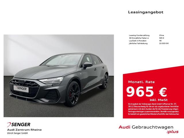 Audi A3 Sportback S line 45 TFSI e Komfortpaket plus
