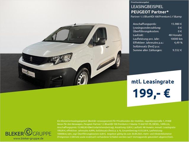 Peugeot Partner 1.5 BlueHDi 100 Premium L1 S&